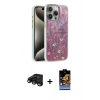 MARSİLYAN™- iPhone 15 Pro Max Kılıf Zirve Modern Prime - Siyah Buffer Hayalet Cam Ekran Koruyucu + Raze Metal Kamera Lens - SH