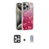 MARSİLYAN™- iPhone 15 Pro Max Kılıf Zirve Modern Prime - Siyah Joko Magic 5D Cam + PVD Metal Kamera Lens - LT