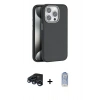MARSİLYAN™- iPhone 15 Pro Max Kılıf Zirve Modern Prime - Siyah Joko Magic 5D Cam + Raze Metal Kamera Lens - LT