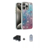 MARSİLYAN™- iPhone 15 Pro Max Kılıf Zirve Modern Prime - Siyah Joko Magic 5D Cam + Raze Metal Kamera Lens - LT