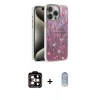 MARSİLYAN™- iPhone 15 Pro Max Kılıf Zirve Modern Prime - Siyah Joko Magic 5D Cam + PVD Metal Kamera Lens - TU