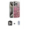 MARSİLYAN™- iPhone 15 Pro Max Kılıf Zirve Modern Prime - Siyah Joko Magic 5D Cam + PVD Metal Kamera Lens - TU