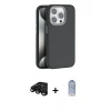 MARSİLYAN™- iPhone 15 Pro Max Kılıf Zirve Modern Prime - Siyah Joko Magic 5D Cam + Raze Metal Kamera Lens - SH
