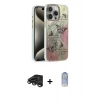 MARSİLYAN™- iPhone 15 Pro Max Kılıf Zirve Modern Prime - Siyah Joko Magic 5D Cam + Raze Metal Kamera Lens - TMGI