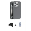 MARSİLYAN™- iPhone 15 Pro Max Kılıf Zirve Modern Prime - Siyah Joko Magic 5D Cam + Raze Metal Kamera Lens - SH