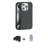 MARSİLYAN™- iPhone 15 Pro Max Kılıf Zirve Modern Prime - Siyah Joko Magic 5D Cam + Raze Metal Kamera Lens - TMGI