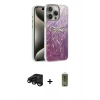 MARSİLYAN™- iPhone 15 Pro Max Kılıf Zirve Modern Prime - Siyah Joko Magic 5D Hayalet Cam + Raze Metal Kamera Lens - SH