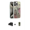 MARSİLYAN™- iPhone 15 Pro Max Kılıf Zirve Modern Prime - Siyah Joko Magic 5D Hayalet Cam + Raze Metal Kamera Lens - TMGI