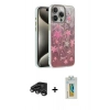 MARSİLYAN™- iPhone 15 Pro Max Kılıf Zirve Modern Prime - Siyah Polymer Nano Ekran Koruyucu + Titanyum Gri Raze Metal Kamera Lens