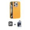 MARSİLYAN™- iPhone 15 Pro Max Kılıf Zirve Modern Prime - Siyah Vanessa Magic Cam + PVD Metal Kamera Lens - GI