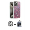 MARSİLYAN™- iPhone 15 Pro Max Kılıf Zirve Modern Prime - Siyah Vanessa Magic Cam + PVD Metal Kamera Lens - GS