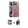 MARSİLYAN™- iPhone 15 Pro Max Kılıf Zirve Modern Prime - Siyah Vanessa Magic Cam + PVD Metal Kamera Lens - GS