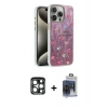 MARSİLYAN™- iPhone 15 Pro Max Kılıf Zirve Modern Prime - Siyah Vanessa Magic Cam + PVD Metal Kamera Lens - LT