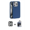 MARSİLYAN™- iPhone 15 Pro Max Kılıf Zirve Modern Prime - Siyah Vanessa Magic Cam + PVD Metal Kamera Lens - LT
