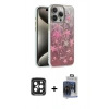 MARSİLYAN™- iPhone 15 Pro Max Kılıf Zirve Modern Prime - Siyah Vanessa Magic Cam + PVD Metal Kamera Lens - SH