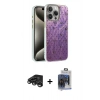 MARSİLYAN™- iPhone 15 Pro Max Kılıf Zirve Modern Prime - Siyah Vanessa Magic Cam + Raze Metal Kamera Lens - TMGI
