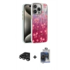 MARSİLYAN™- iPhone 15 Pro Max Kılıf Zirve Modern Prime - Siyah Vanessa Magic Cam + Raze Metal Kamera Lens - TMGI