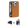 MARSİLYAN™- iPhone 15 Pro Max Kılıf Zirve Modern Prime - Siyah Vanessa Magic Cam + Raze Metal Kamera Lens - TMGI