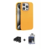 MARSİLYAN™- iPhone 15 Pro Max Kılıf Zirve Modern Prime - Siyah Vanessa Magic Cam + Raze Metal Kamera Lens - TMGI
