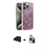 MARSİLYAN™- iPhone 15 Pro Max Kılıf Zirve Modern Prime - Siyah Vanessa Magic Hayalet Cam + Raze Metal Kamera Lens - SH