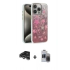 MARSİLYAN™- iPhone 15 Pro Max Kılıf Zirve Modern Prime - Siyah Vanessa Magic Hayalet Cam + Raze Metal Kamera Lens - GS