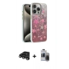 MARSİLYAN™- iPhone 15 Pro Max Kılıf Zirve Modern Prime - Siyah Vanessa Magic Hayalet Cam + Raze Metal Kamera Lens - TMGI