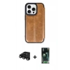 MARSİLYAN™- iPhone 15 Pro Max Kılıf Zirve Yansıma Serisi - Şeffaf 360 Full Body Arka Koruyucu + Raze Metal Kamera Lens - SH