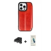 MARSİLYAN™- iPhone 15 Pro Max Kılıf Zirve Yansıma Serisi - Şeffaf Pasifik Cam Ekran Koruyucu + Raze Metal Kamera Lens - GS