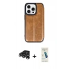MARSİLYAN™- iPhone 15 Pro Max Kılıf Zirve Yansıma Serisi - Şeffaf Pasifik Cam Ekran Koruyucu + Raze Metal Kamera Lens - GS