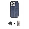 MARSİLYAN™- iPhone 15 Pro Max Kılıf Zirve Yansıma Serisi - Siyah Bilvis 3D Cam Ekran Koruyucu + Raze Metal Kamera Lens - TMGI