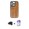 MARSİLYAN™- iPhone 15 Pro Max Kılıf Zirve Yansıma Serisi - Siyah Bilvis 5in1 3D Magic Cam Ekran Koruyucu + Raze Metal Kamera Lens - TMGI