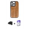 MARSİLYAN™- iPhone 15 Pro Max Kılıf Zirve Yansıma Serisi - Siyah Bilvis 5in1 3D Magic Cam Ekran Koruyucu + Raze Metal Kamera Lens - SH