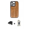 MARSİLYAN™- iPhone 15 Pro Max Kılıf Zirve Yansıma Serisi - Siyah Bilvis Hayalet Cam Ekran Koruyucu + Raze Metal Kamera Lens - GS