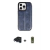 MARSİLYAN™- iPhone 15 Pro Max Kılıf Zirve Yansıma Serisi - Siyah Joko Magic 5D Hayalet Cam + Raze Metal Kamera Lens - LT