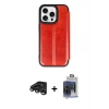 MARSİLYAN™- iPhone 15 Pro Max Kılıf Zirve Yansıma Serisi - Siyah Vanessa Magic Cam + Raze Metal Kamera Lens - TMGI