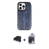MARSİLYAN™- iPhone 15 Pro Max Kılıf Zirve Yansıma Serisi - Siyah Vanessa Magic Cam + Raze Metal Kamera Lens - LT