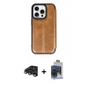 MARSİLYAN™- iPhone 15 Pro Max Kılıf Zirve Yansıma Serisi - Siyah Vanessa Magic Cam + Raze Metal Kamera Lens - TMGI