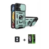 MARSİLYAN™- iPhone 16 Kılıf Ahenk Klasik - Şeffaf 360 Full Body Arka Koruyucu + PVD Metal Kamera Lens - MI