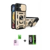 MARSİLYAN™- iPhone 16 Kılıf Ahenk Klasik - Şeffaf 360 Full Body Arka Koruyucu + Raze Metal Kamera Lens - PE
