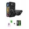 MARSİLYAN™- iPhone 16 Kılıf Ahenk Klasik - Şeffaf 360 Full Body Arka Koruyucu + Raze Metal Kamera Lens - PE