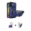 MARSİLYAN™- iPhone 16 Kılıf Ahenk Klasik - Şeffaf Pasifik Cam Ekran Koruyucu + Bilvis Titan Kamera Lens - GS