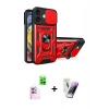 MARSİLYAN™- iPhone 16 Kılıf Ahenk Klasik - Şeffaf Pasifik Cam Ekran Koruyucu + Raze Metal Kamera Lens - PE