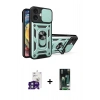 MARSİLYAN™- iPhone 16 Kılıf Ahenk Klasik - Siyah 360 Mat Full Body Arka Koruyucu + Bilvis Titan Kamera Lens - YL