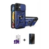 MARSİLYAN™- iPhone 16 Kılıf Ahenk Klasik - Siyah 3D Antistatik Hayalet Cam Ekran Koruyucu + Bilvis Titan Kamera Lens - GS