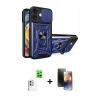 MARSİLYAN™- iPhone 16 Kılıf Ahenk Klasik - Siyah 3D Antistatik Mat Seramik Nano Ekran Koruyucu + Raze Metal Kamera Lens - BZ
