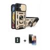 MARSİLYAN™- iPhone 16 Kılıf Ahenk Klasik - Siyah 3D Antistatik Mat Seramik Nano Ekran Koruyucu + PVD Metal Kamera Lens - YL