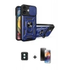 MARSİLYAN™- iPhone 16 Kılıf Ahenk Klasik - Siyah 3D Antistatik Mat Seramik Nano Ekran Koruyucu + PVD Metal Kamera Lens - YL