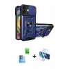 MARSİLYAN™- iPhone 16 Kılıf Ahenk Klasik - Siyah 3D Antistatik Seramik Nano Ekran Koruyucu + Raze Metal Kamera Lens - LT