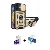 MARSİLYAN™- iPhone 16 Kılıf Ahenk Klasik - Siyah 3D Antistatik Seramik Nano Ekran Koruyucu + Bilvis Titan Kamera Lens - SH