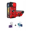 MARSİLYAN™- iPhone 16 Kılıf Ahenk Klasik - Siyah 3D Antistatik Seramik Nano Ekran Koruyucu + Bilvis Titan Kamera Lens - SH